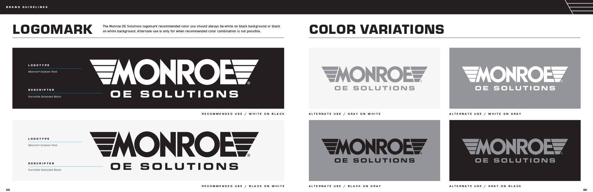 Monroe Brand Guidelines — Kate Vogel Design